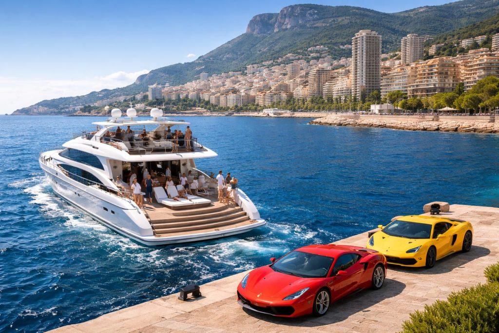 découvrez nos croisières en méditerranée alliant excursions exclusives et location de voitures de luxe ferrari et lamborghini à monaco pour une expérience inoubliable.
