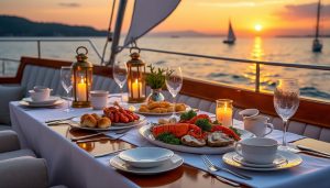découvrez les meilleures expériences de dîner gastronomique en mer, alliant saveurs raffinées et cadre exceptionnel pour un moment inoubliable.