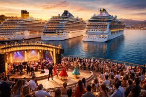 découvrez notre guide complet des croisières culturelles avec spectacles en mer proposées par costa croisières, msc et royal caribbean. profitez d'escales enrichissantes et d'animations artistiques uniques à bord.
