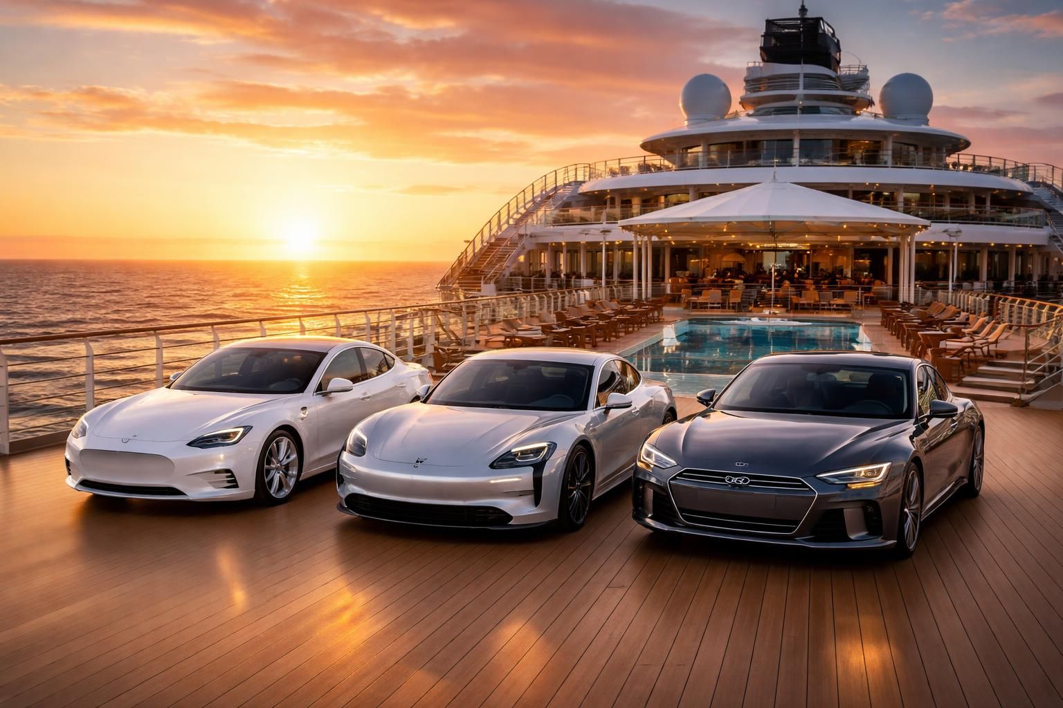 découvrez le guide complet des croisières maritimes avec embarquement en voitures électriques de luxe : tesla model s, porsche taycan et audi e-tron gt pour une expérience unique et éco-responsable.