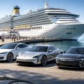 découvrez le guide ultime des croisières maritimes exclusives avec embarquement en tesla model s, porsche taycan et audi e-tron gt pour une expérience de luxe et d'innovation.